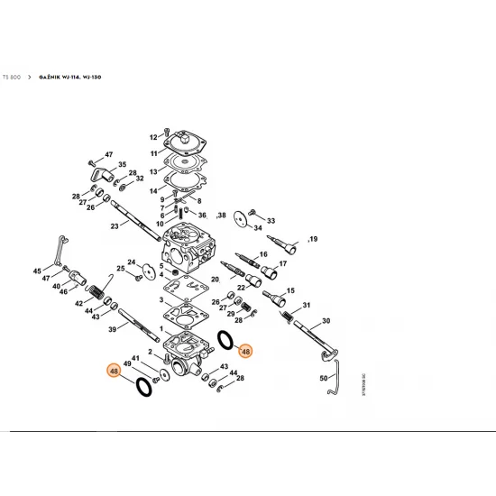 STIHL   Pierścień uszczelniający 17x3 9645 945 7588